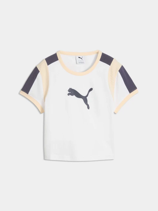 Футболки и поло PUMA Graphic Ringer Baby Tee модель 636621 Фото