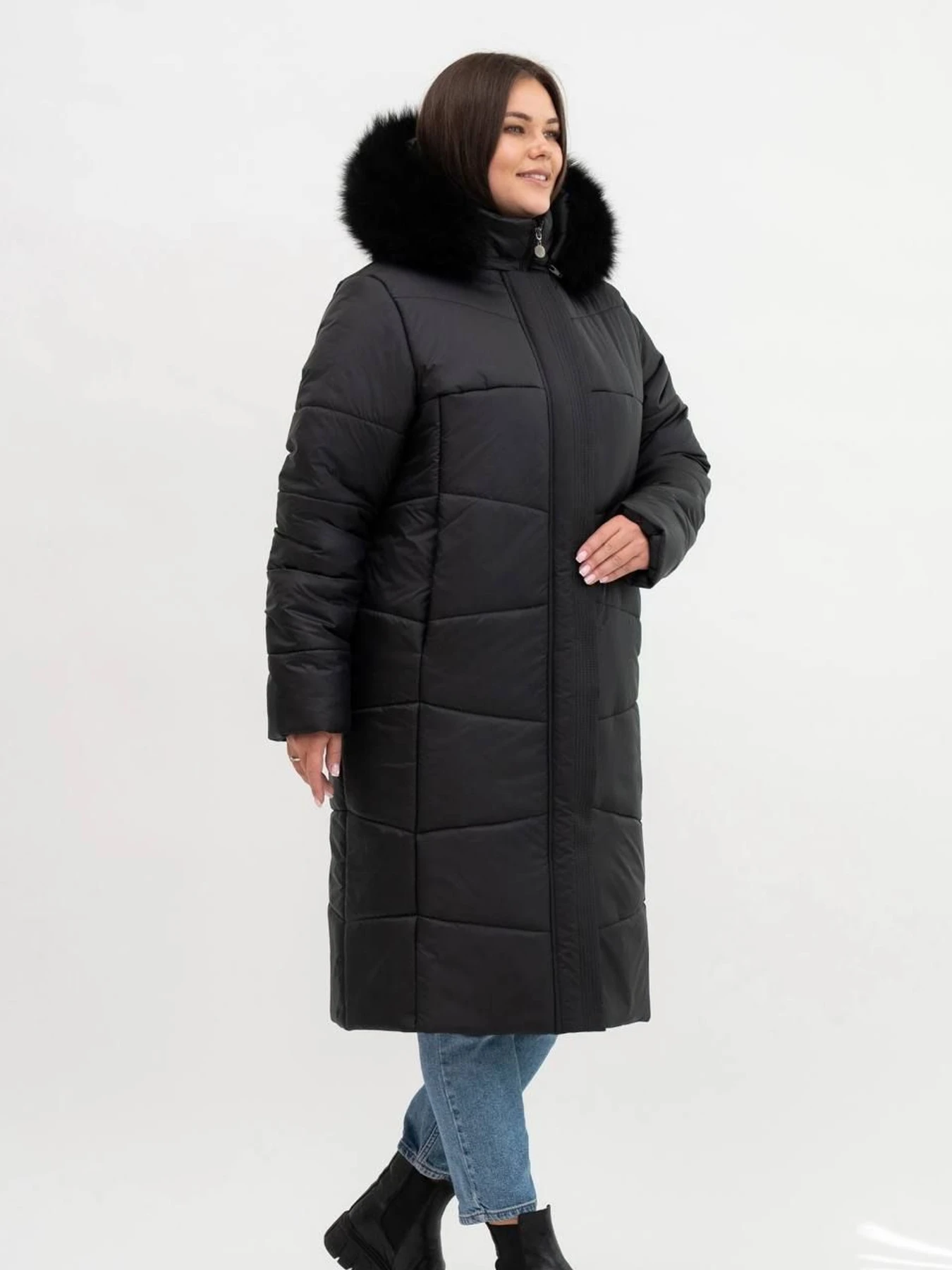 Куртки и дубленки UVENTUM модель LRD-10-pes-black Фото