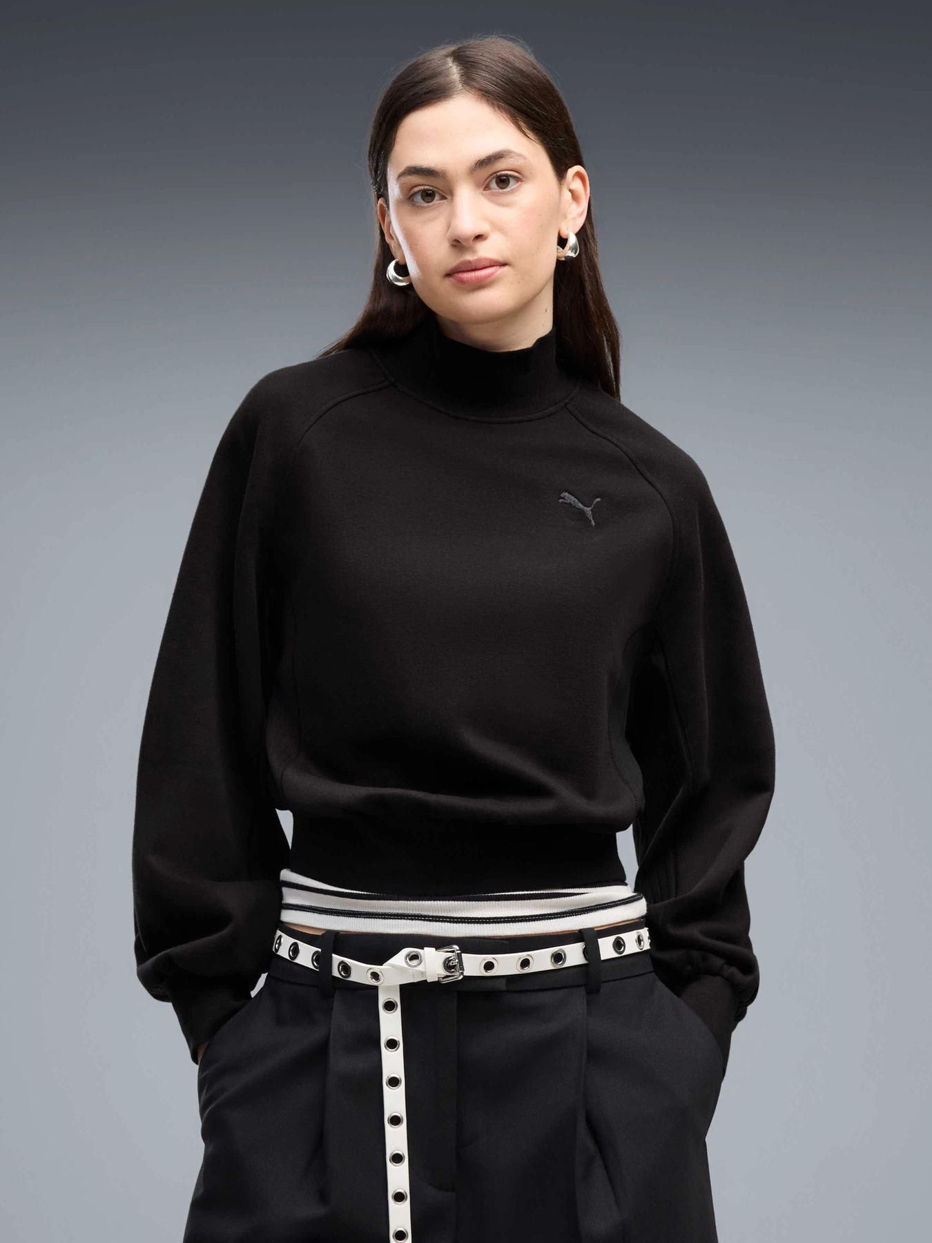 Худи и свитшоты PUMA Her Mock Neck Crew модель 694029 Худи и свитшоты PUMA Her Mock Neck Crew модель 694029 Фото