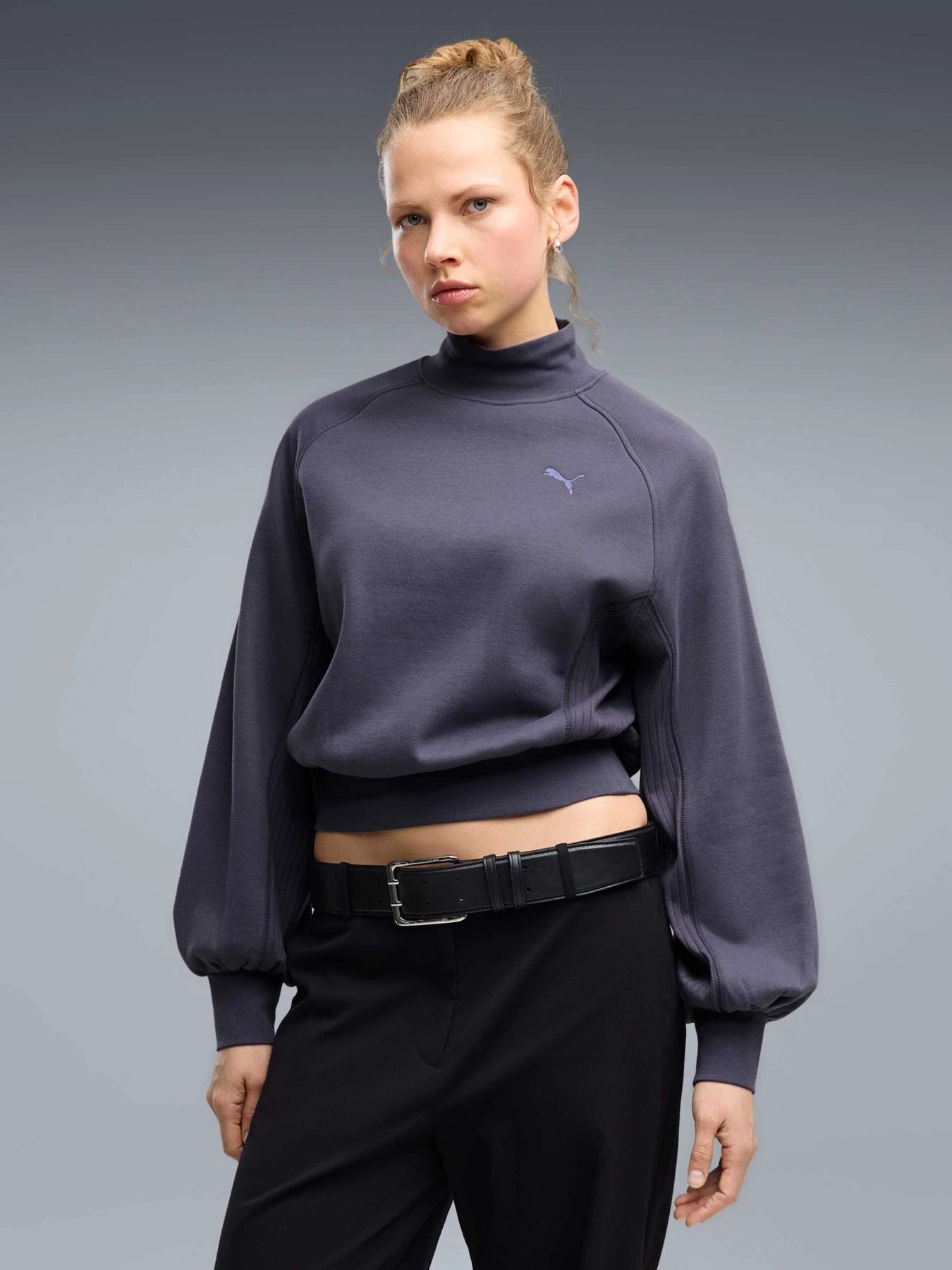 Худи и свитшоты PUMA Her Mock Neck Crew модель 694029 Худи и свитшоты PUMA Her Mock Neck Crew модель 694029 Фото