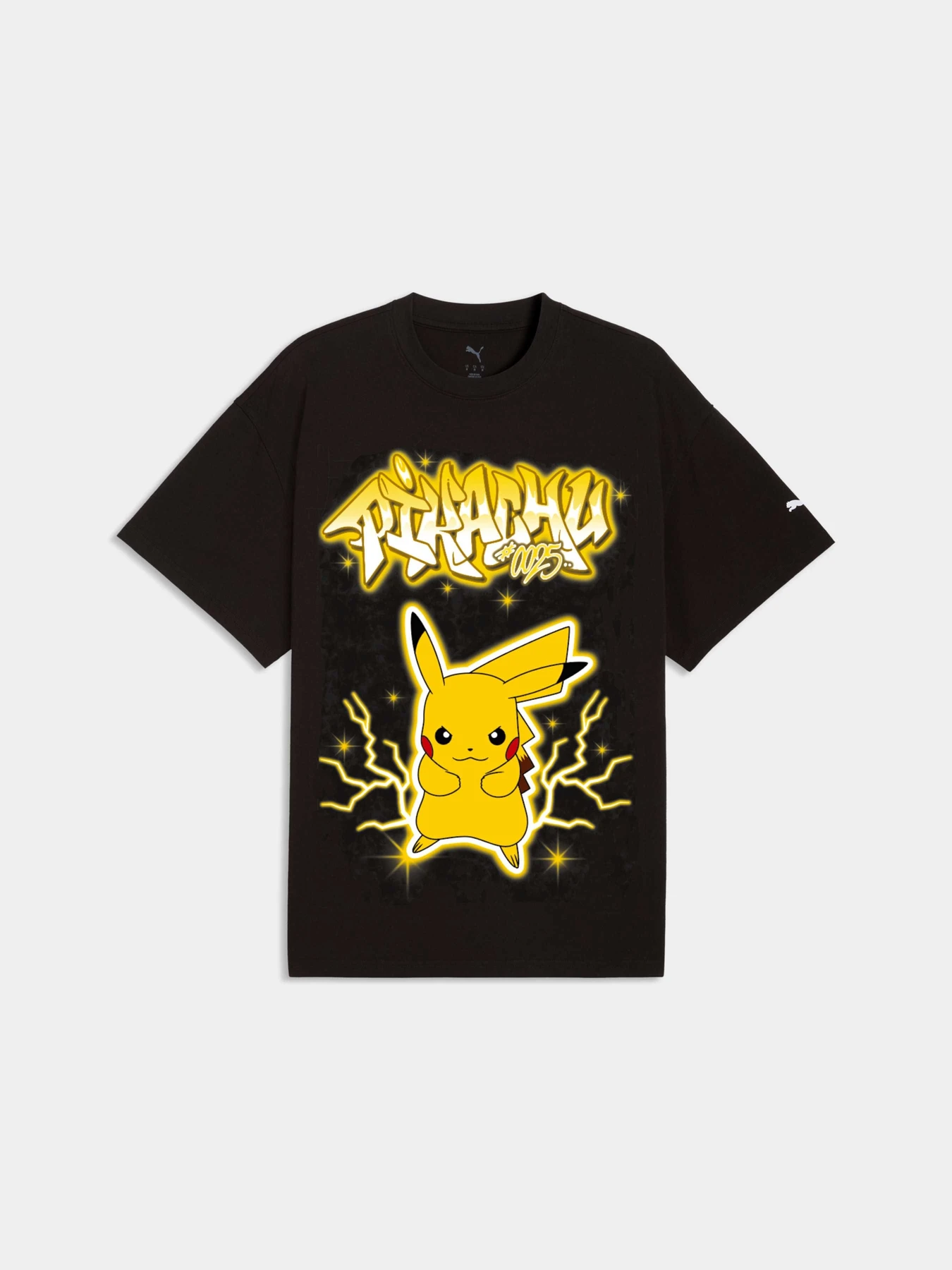 Футболки и поло PUMA Pokemon x Hoops Pikachu Tee модель 635658 Фото