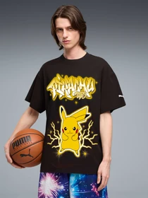 Футболки и поло PUMA Pokemon x Hoops Pikachu Tee модель 635658 Фото