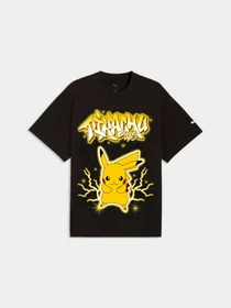Футболки и поло PUMA Pokemon x Hoops Pikachu Tee модель 635658 Фото