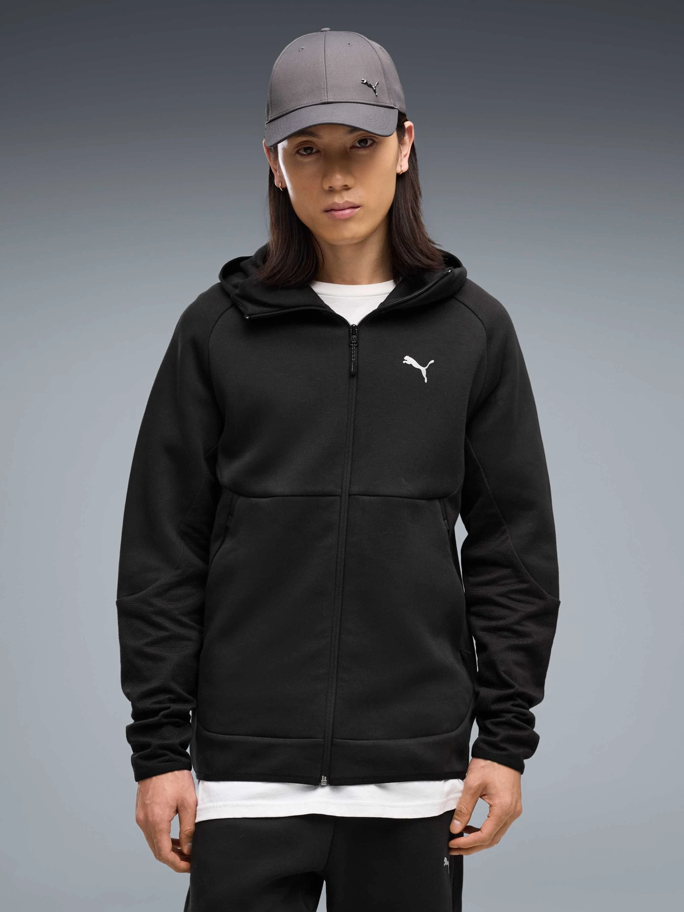 Худи и свитшоты PUMA Tech Full-zip Hoodie модель 693951 Фото