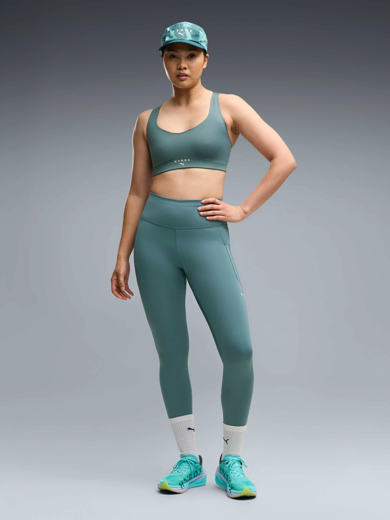 Брюки PUMA W Hyrox Pwrmode 7/8 Tight модель 529143 Фото