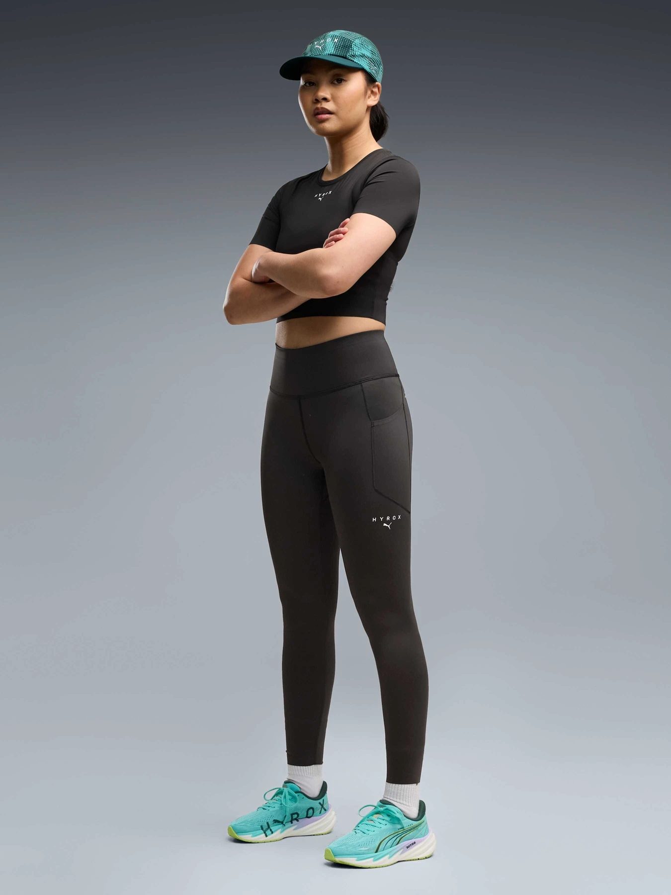 Брюки PUMA W Hyrox Pwrmode 7/8 Tight модель 529143 Фото