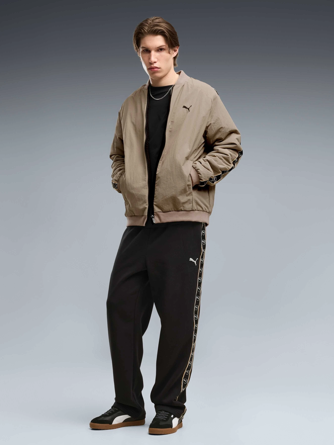 Брюки PUMA Ess Elevated Tape Relaxed Sw модель 694344 Фото