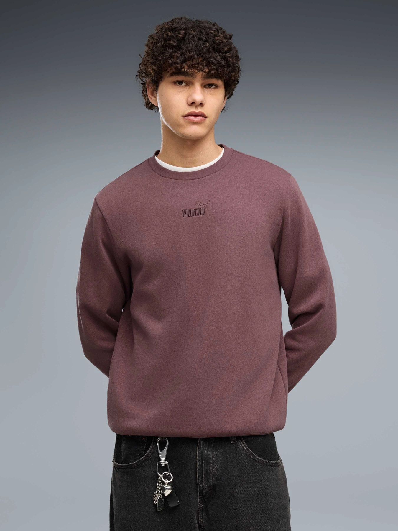 Худі та світшоти PUMA Ess No.1 Logo Crew Fl модель 692913 Худі та світшоти PUMA Ess No.1 Logo Crew Fl модель 692913 Фото