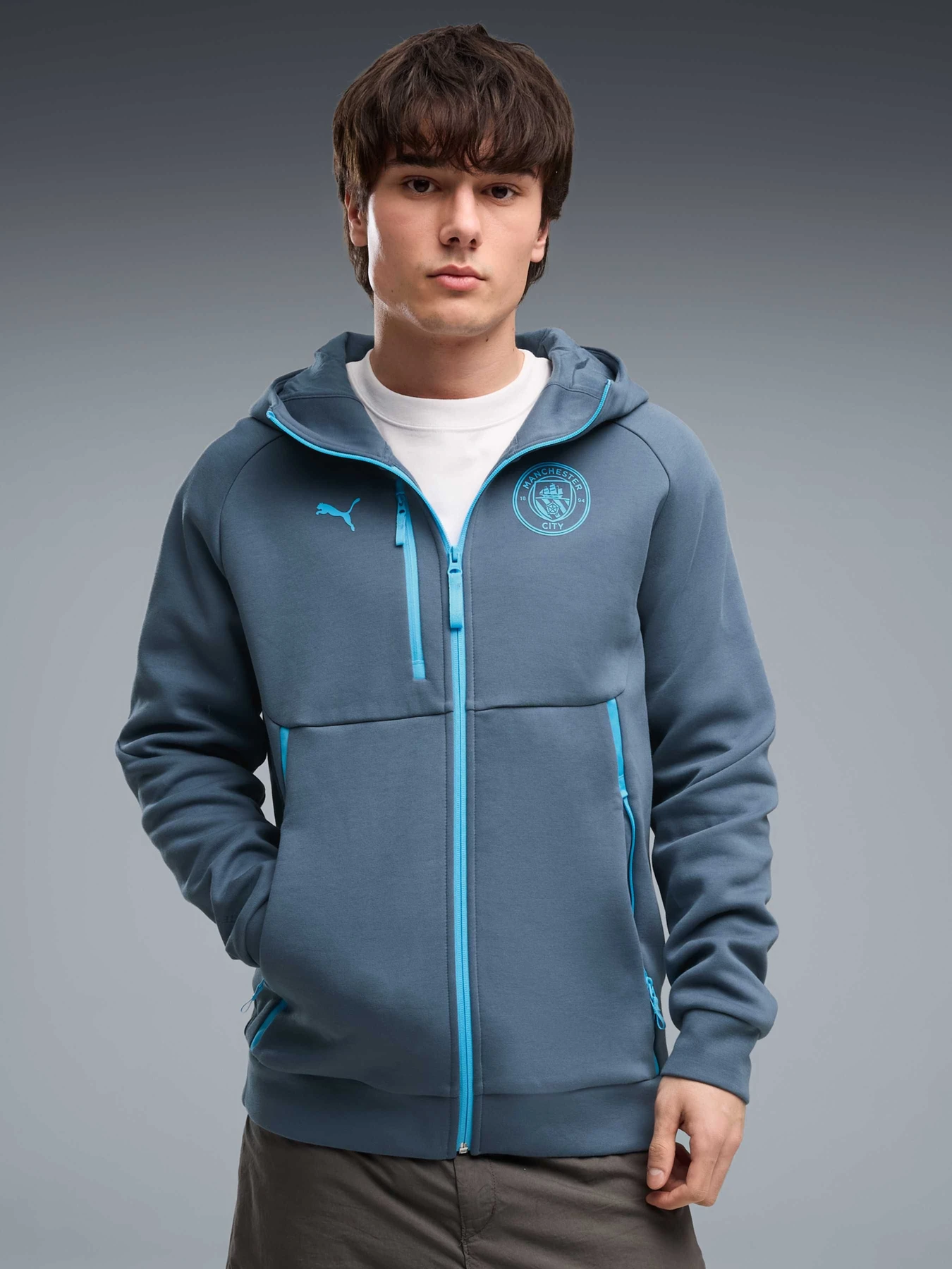 Худі та світшоти PUMA Mcfc Tech Fz Hoodie модель 786264 Худі та світшоти PUMA Mcfc Tech Fz Hoodie модель 786264 Фото