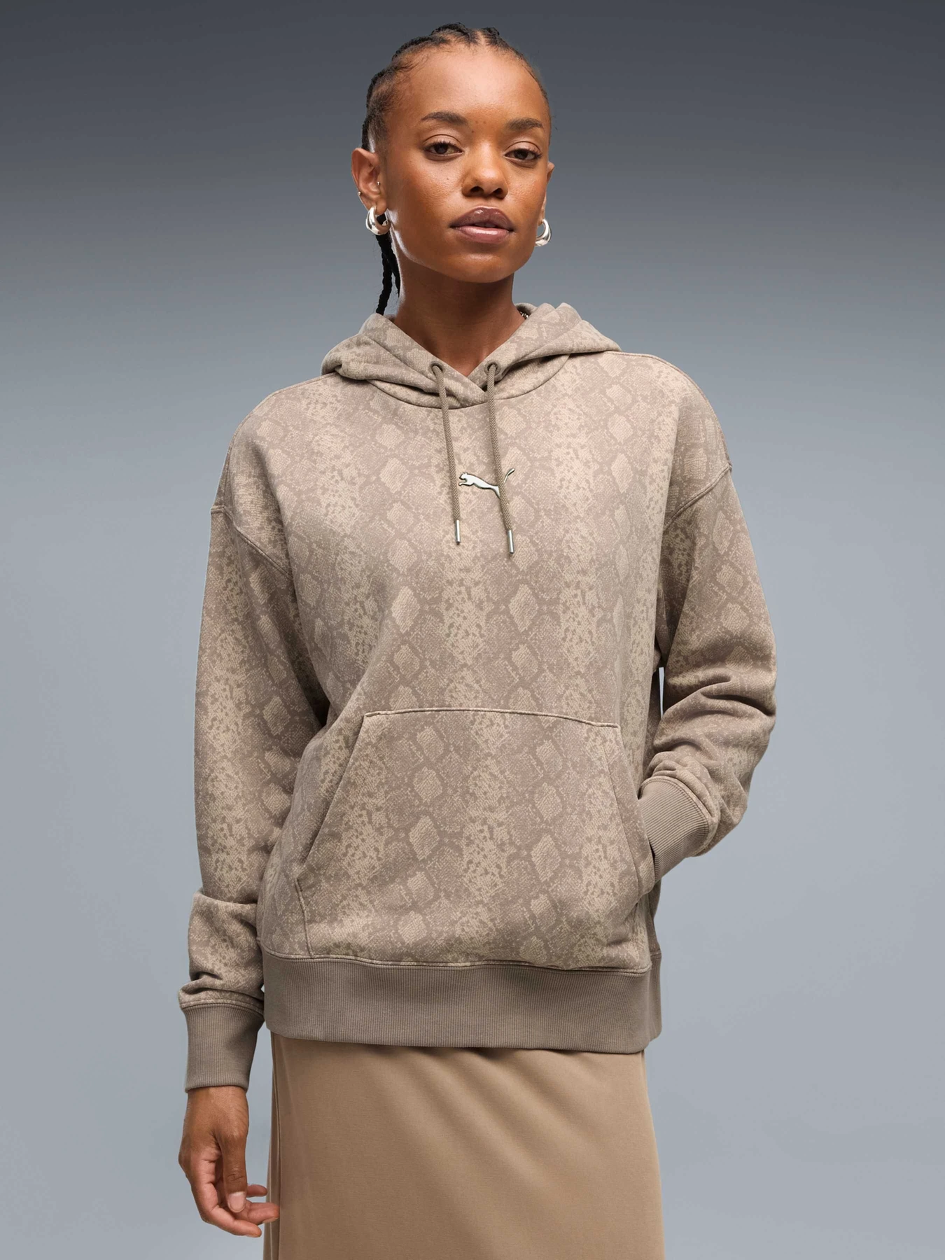 Худі та світшоти PUMA Snake Pack Relaxed Hoodie модель 638748 Фото