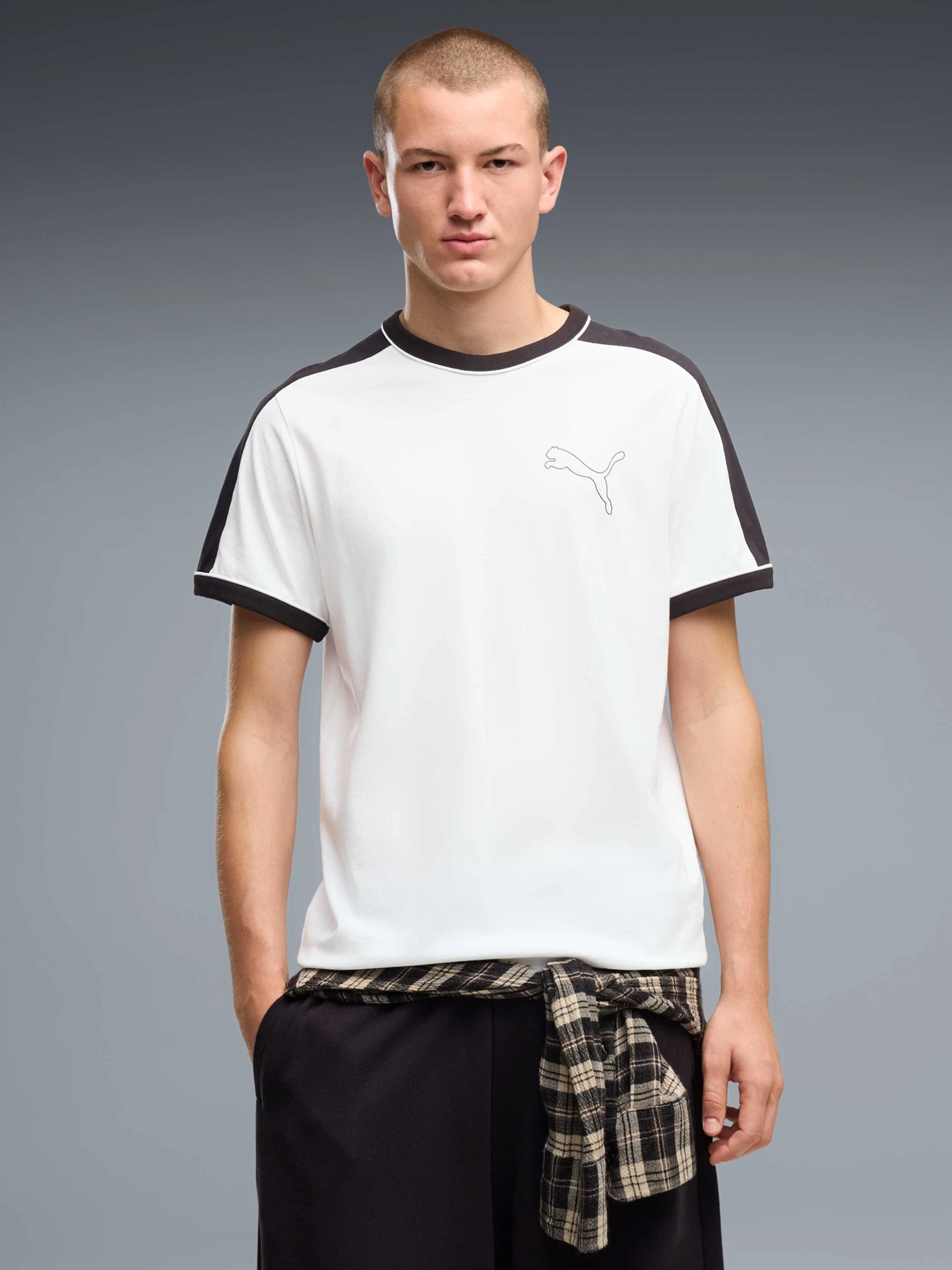 Футболки і поло PUMA T7 Ringer Tee модель 636726 Футболки і поло PUMA T7 Ringer Tee модель 636726 Фото