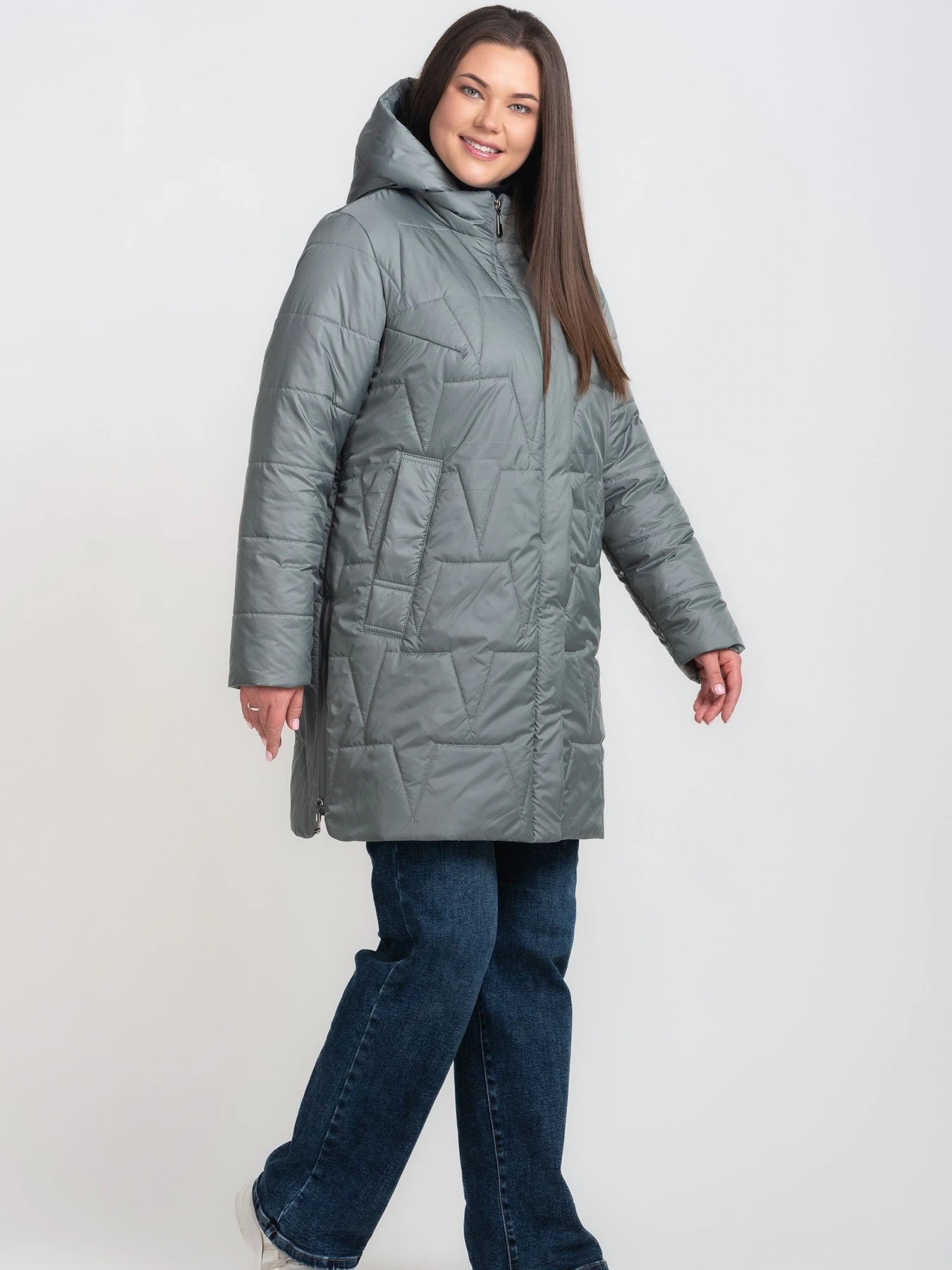 Куртки и дубленки UVENTUM модель LRD-206-mint Фото