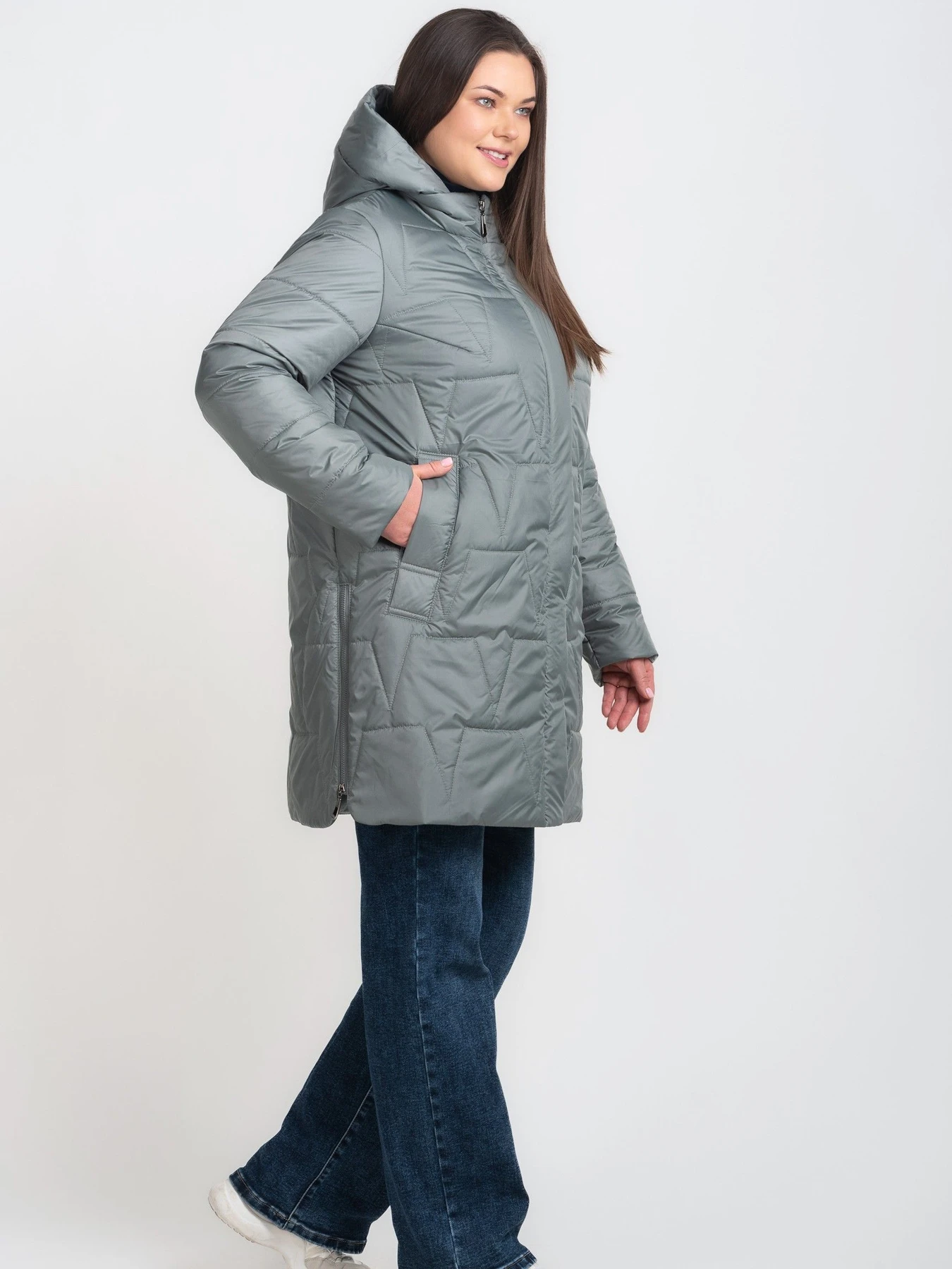 Куртки и дубленки UVENTUM модель LRD-206-mint Фото