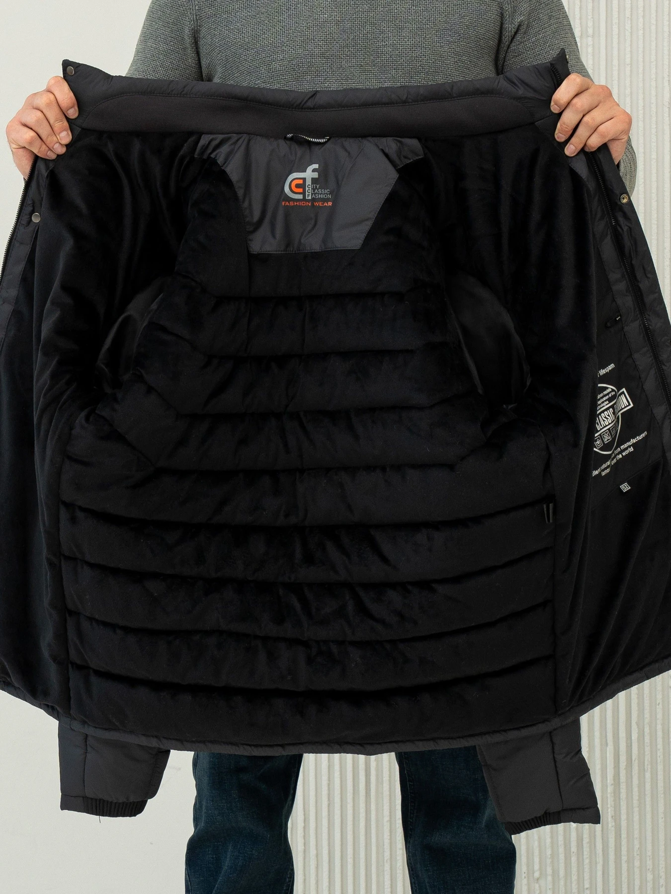 Куртки и дубленки City Fashion Classic модель 47-CFK-graphite Фото