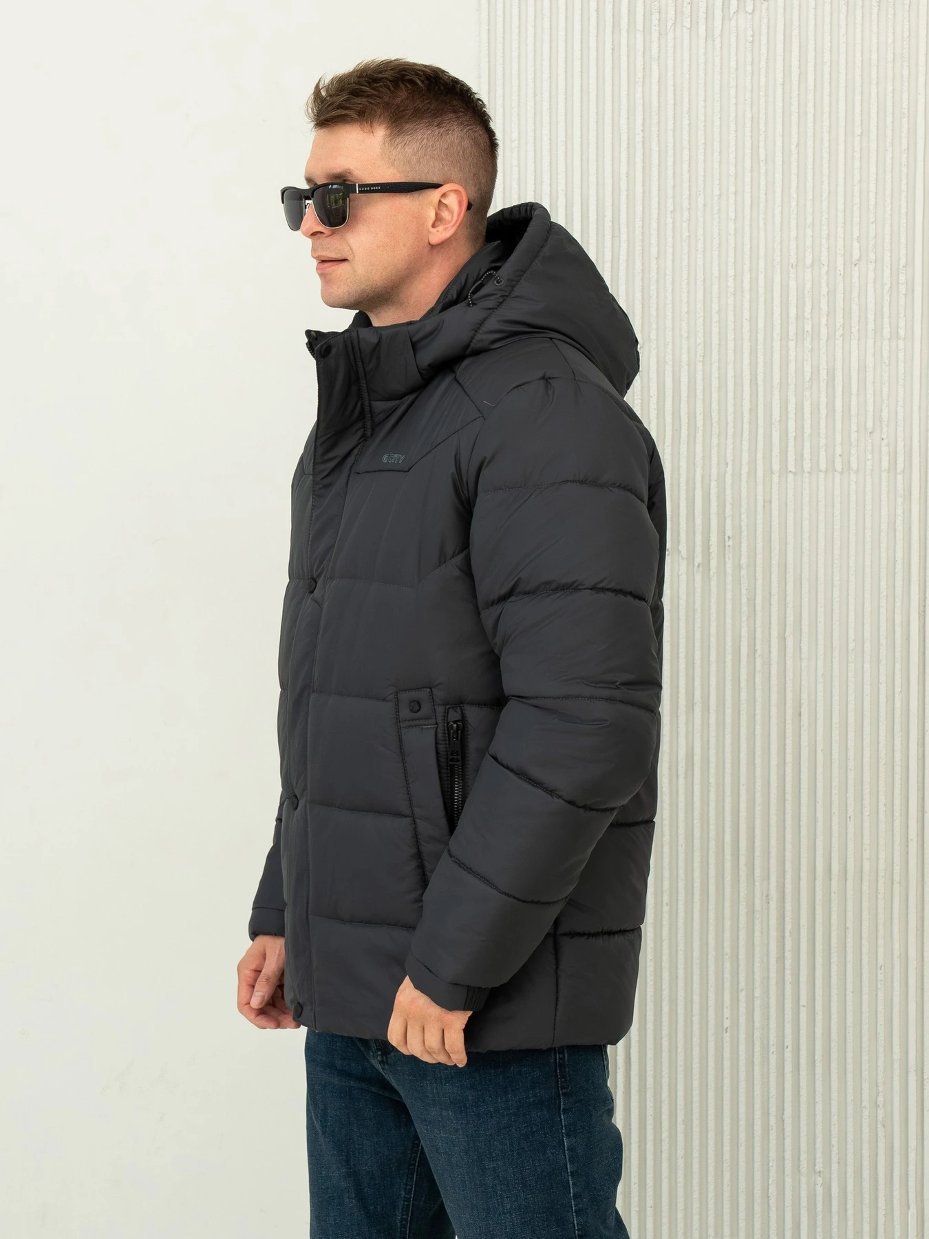 Куртки и дубленки City Fashion Classic модель 81-CFK-graphite Фото