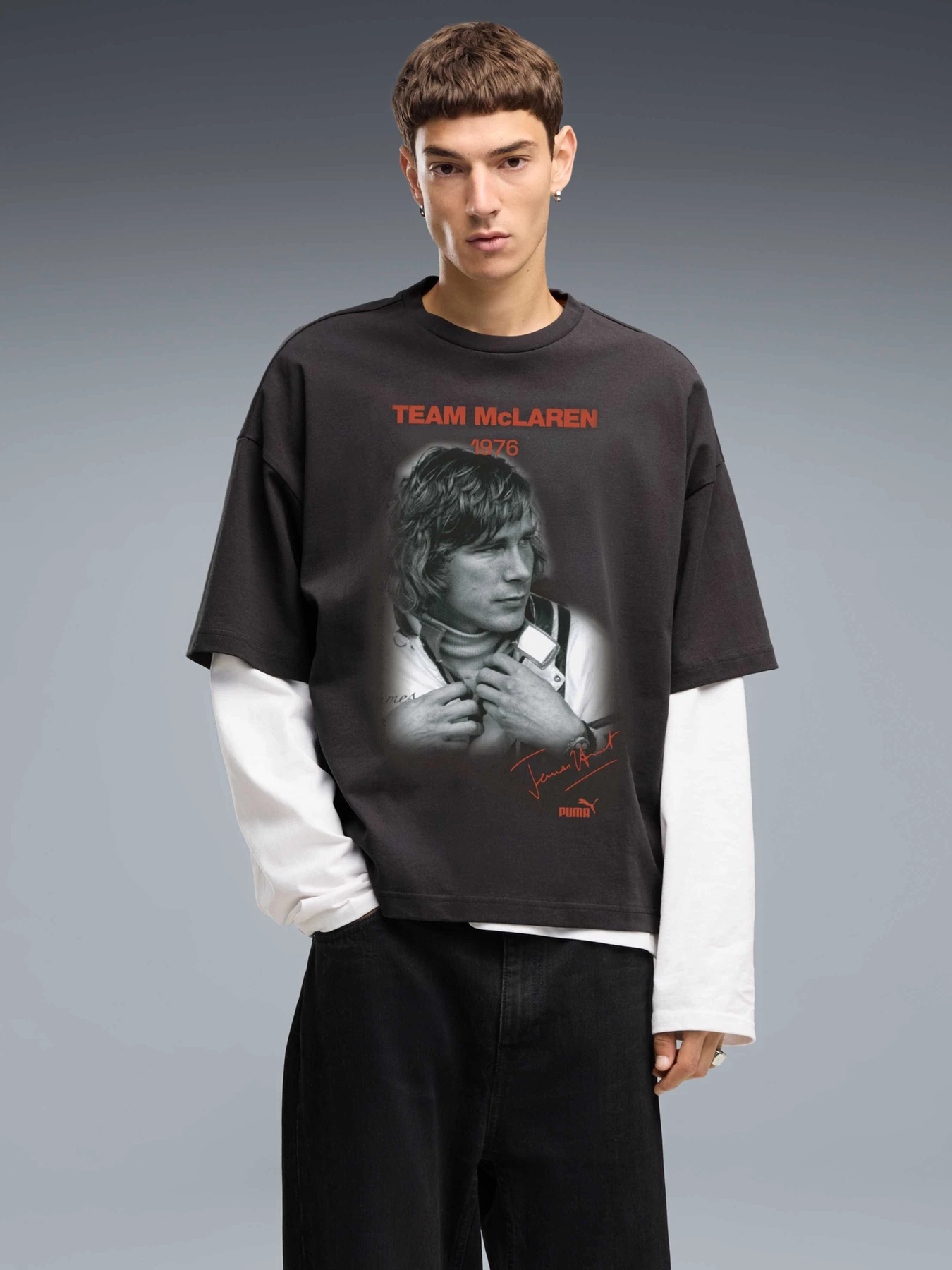 Футболки и поло PUMA Mclaren James Hunt Tee1 модель 637820 Фото