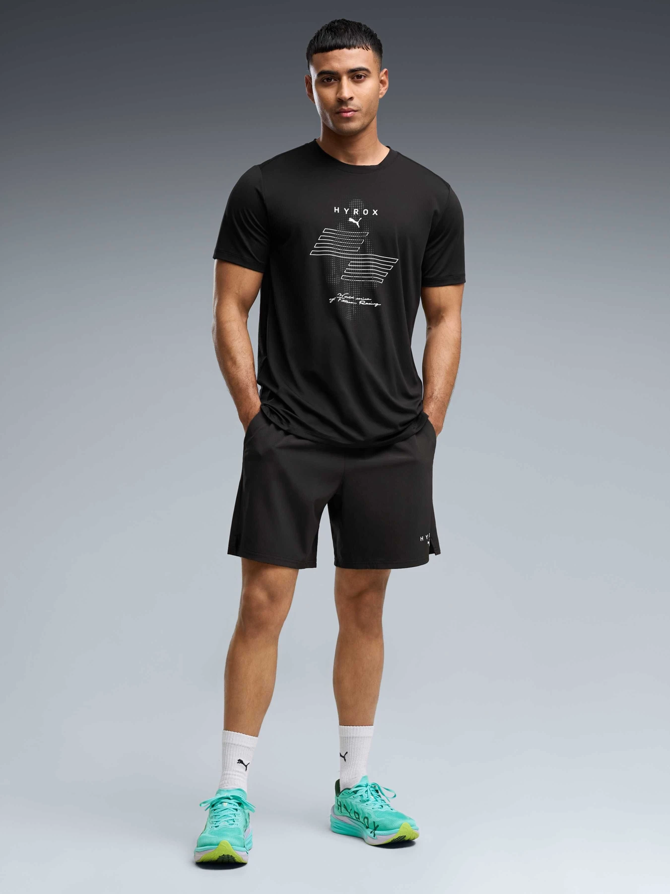 Шорты PUMA M Xhyrox 7 Pwrtrn Sort модель 529292 Фото