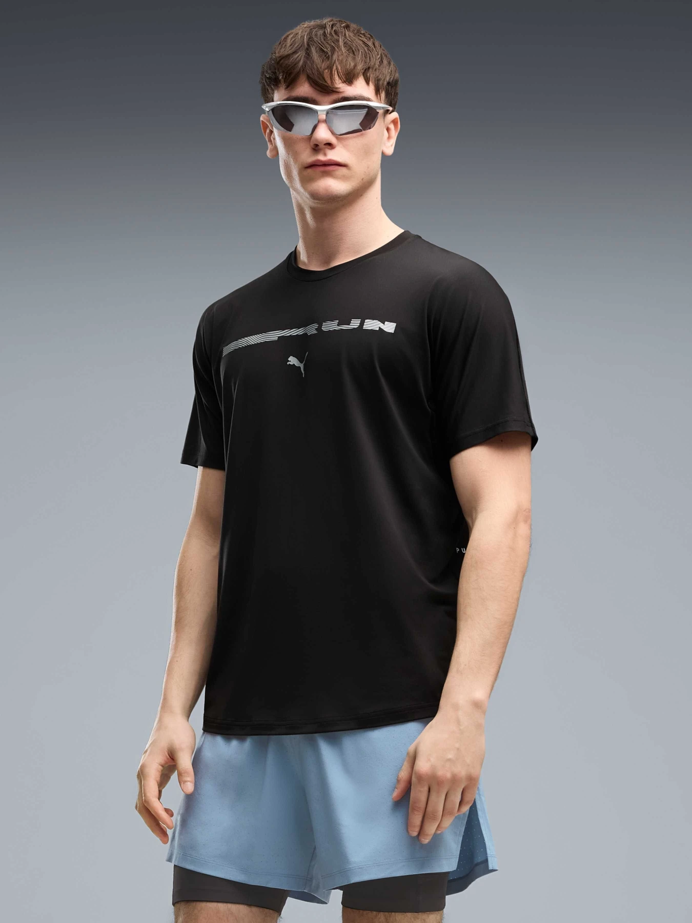 Футболки и поло PUMA M Brightstride Cloudspun Tee модель 529009 Футболки и поло PUMA M Brightstride Cloudspun Tee модель 529009 Фото