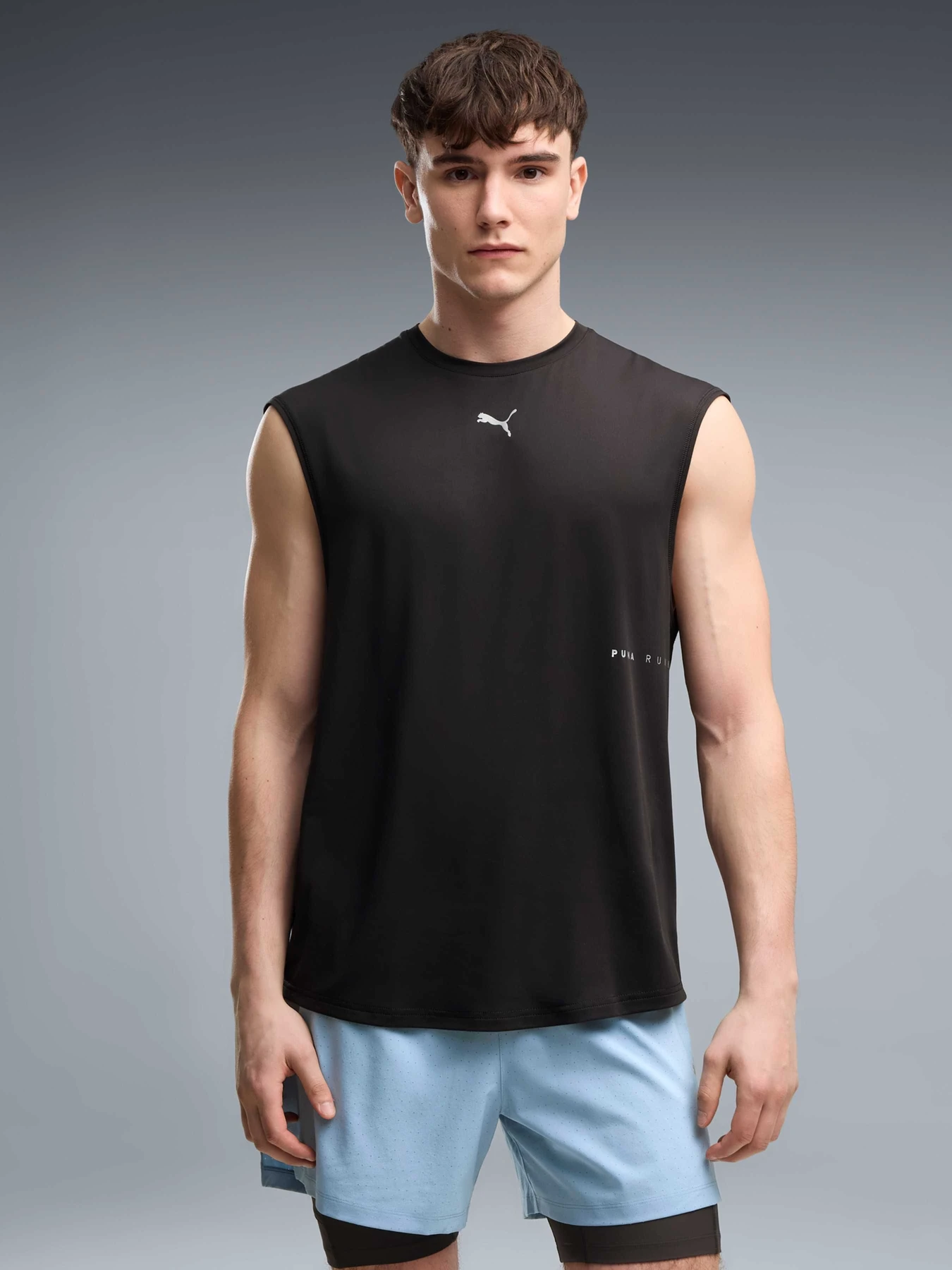Футболки и поло PUMA M Brightstride Cloudspn Tank модель 529019 Футболки и поло PUMA M Brightstride Cloudspn Tank модель 529019 Фото