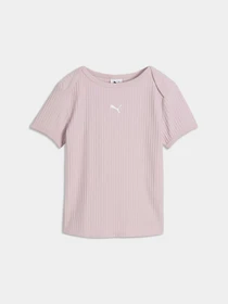 Футболки і поло PUMA Ess Ribbed Slim Tee модель 636666 Фото