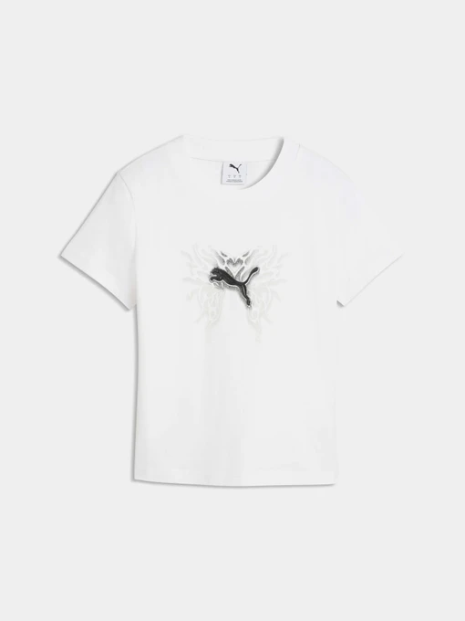 Футболки і поло PUMA Street Glam Slim Short Tee модель 636649 Фото