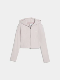 Худі та світшоти PUMA Ess Ribbed Full-zip Hoodie модель 637800 Фото