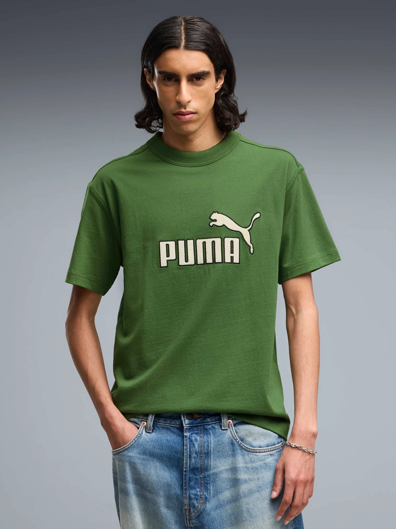 Футболки и поло PUMA Ess Elevated No.1 Tee модель 636714 Футболки и поло PUMA Ess Elevated No.1 Tee модель 636714 Фото