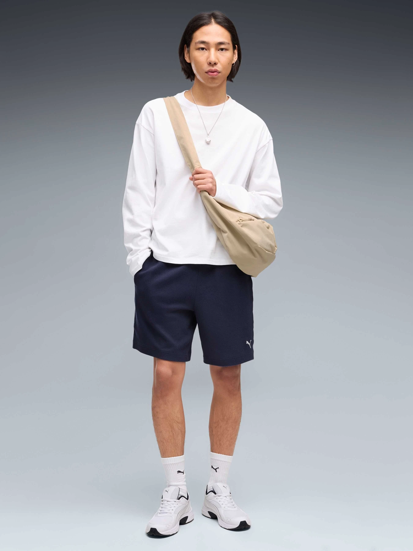 Шорты PUMA Ess Elevated Relaxed Materia модель 694311 Шорты PUMA Ess Elevated Relaxed Materia модель 694311 Фото