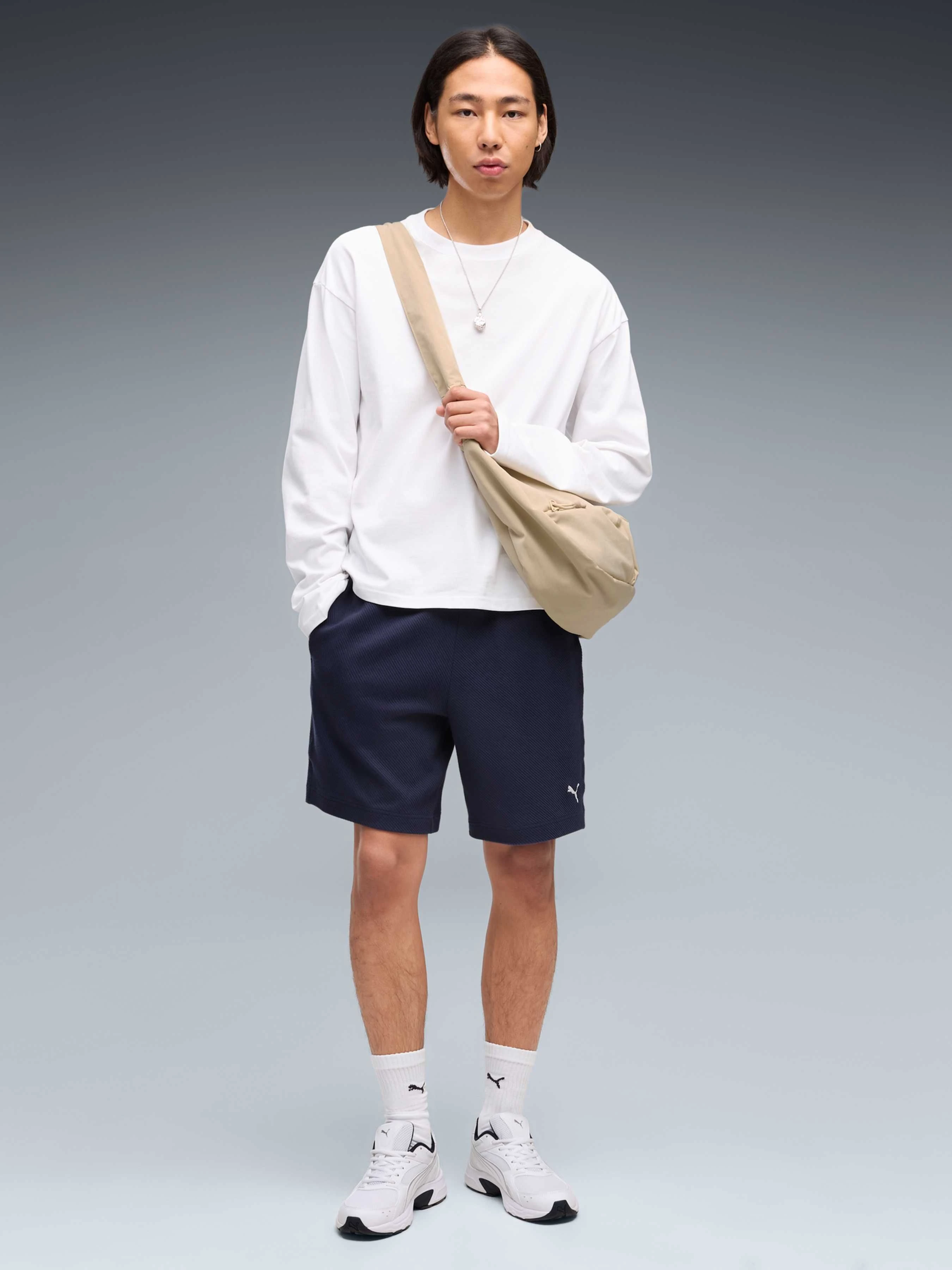 Чоловічі Повсякденні шорти PUMA Ess Elevated Relaxed Materia фото 3