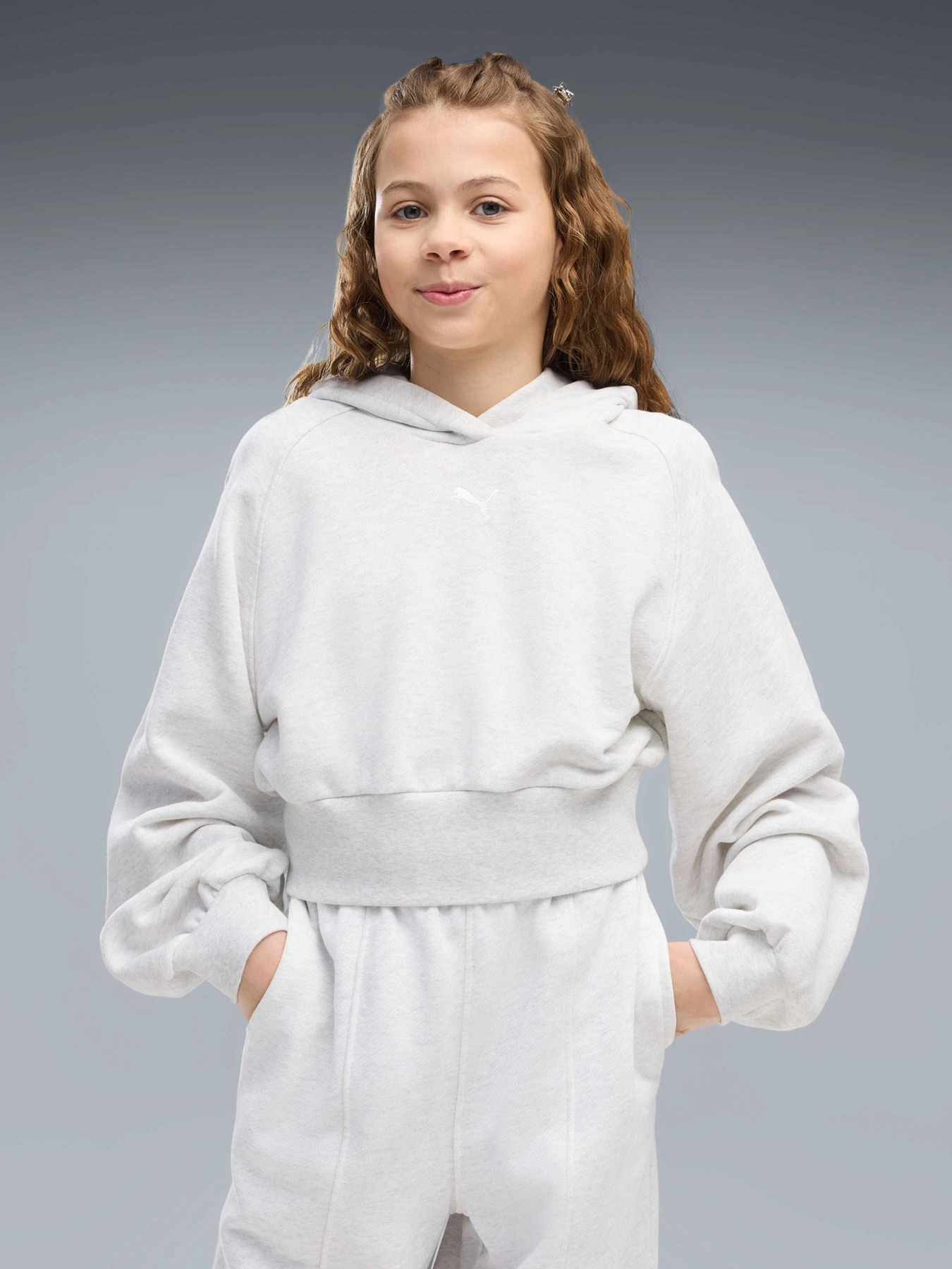 Худи и свитшоты PUMA Ess Cropped Hoodie модель 637801 Фото