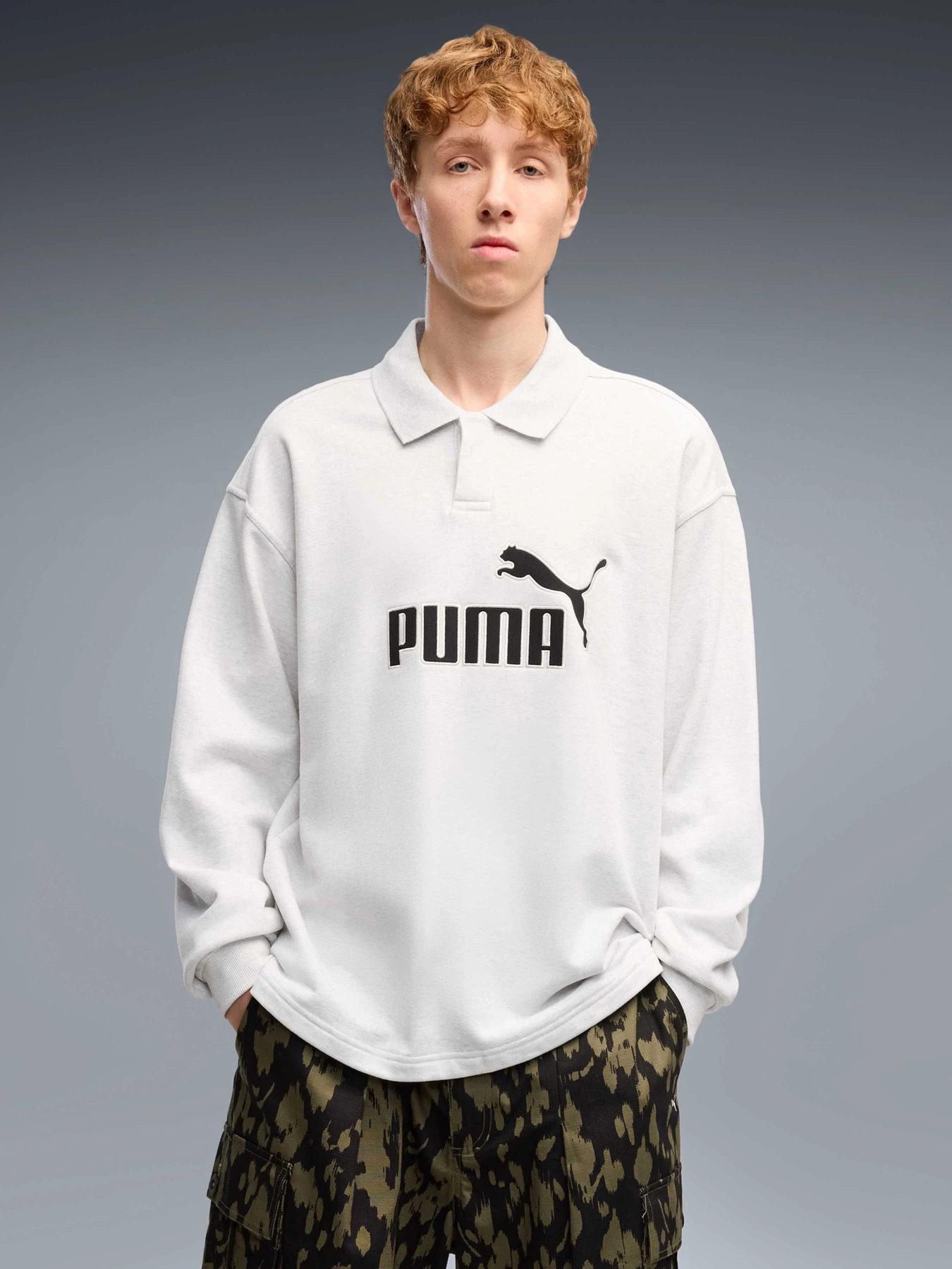 Футболки и поло PUMA Ess Elevated No.1 Relaxed Po модель 636716 Футболки и поло PUMA Ess Elevated No.1 Relaxed Po модель 636716 Фото