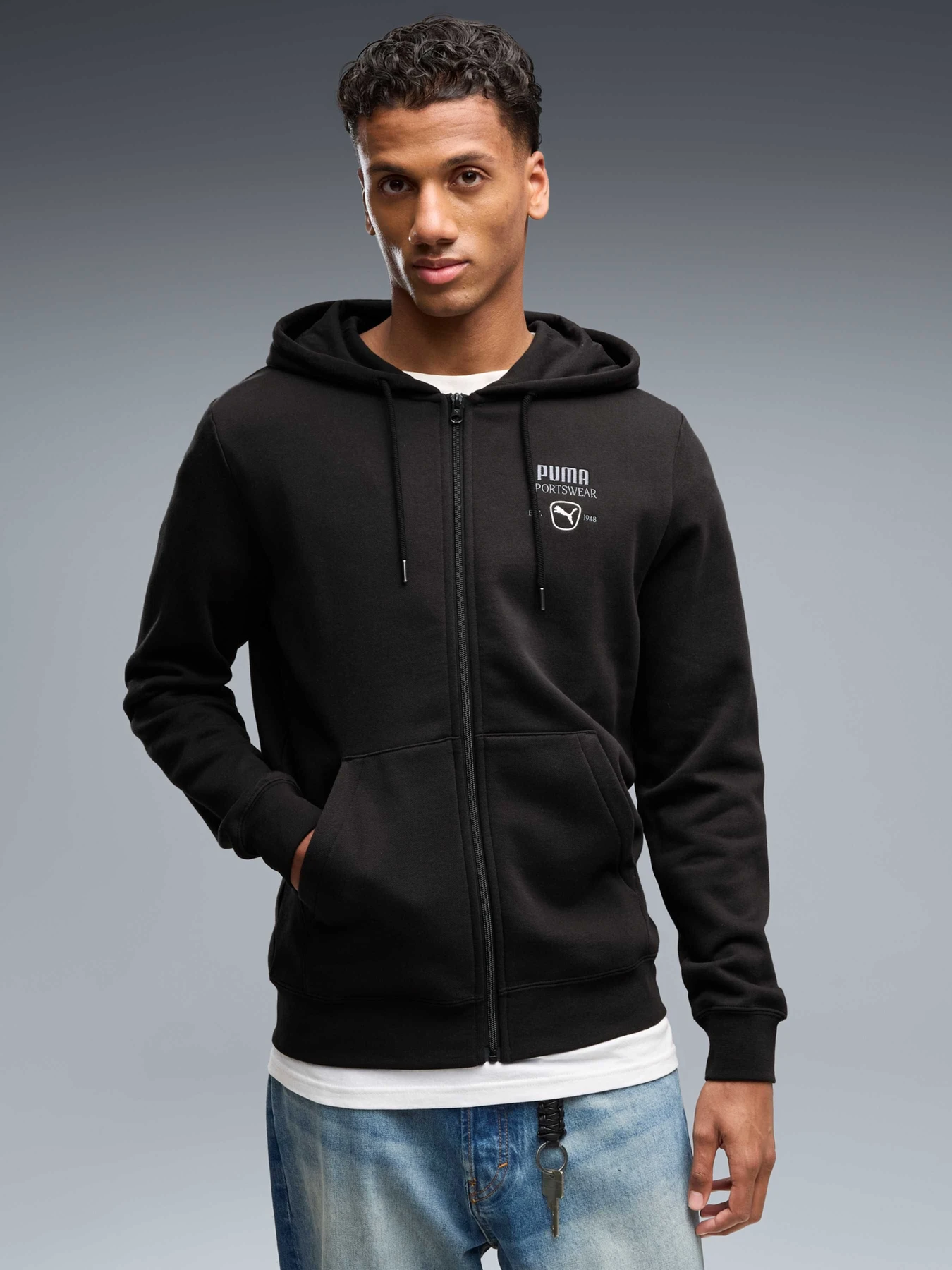 Худі та світшоти PUMA Class Full-zip Hoodie модель 694709 Фото