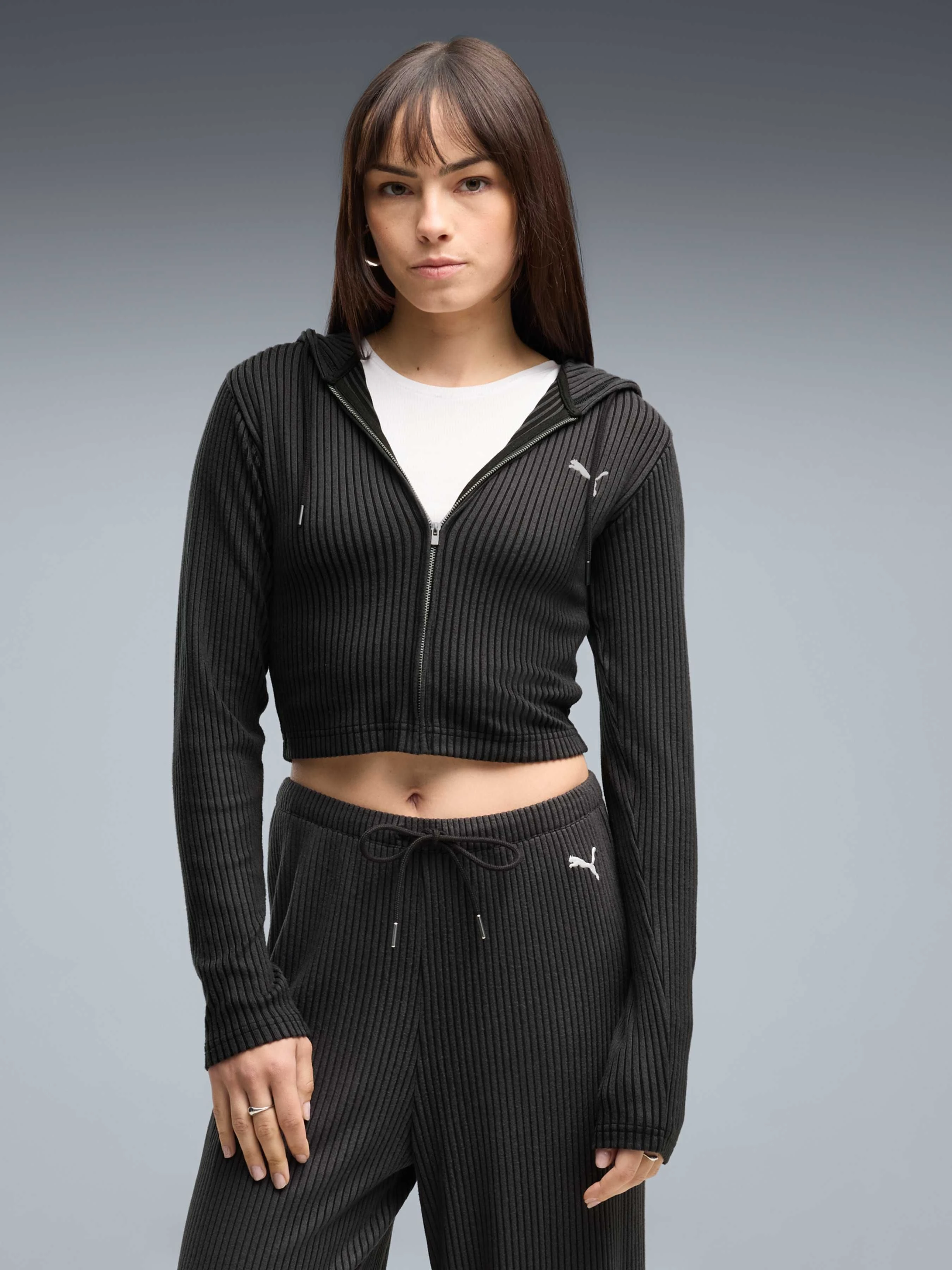 Жіноча Спортивна кофта PUMA Ess Ribbed Hoodie фото 3