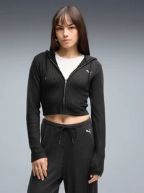 Худі та світшоти PUMA Ess Ribbed Hoodie модель 636669 Фото