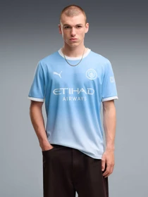 Футболки и поло PUMA Mcfc Home Jersey Replica модель 784326 Фото