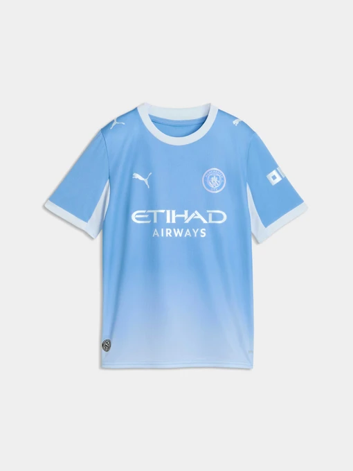 Футболки и поло PUMA Mcfc Home Jersey Replica Jr модель 784329 Фото