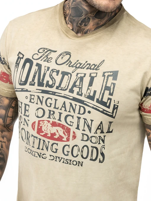 Бавовняна Чоловіча Футболка Lonsdale Skeld фото 3
