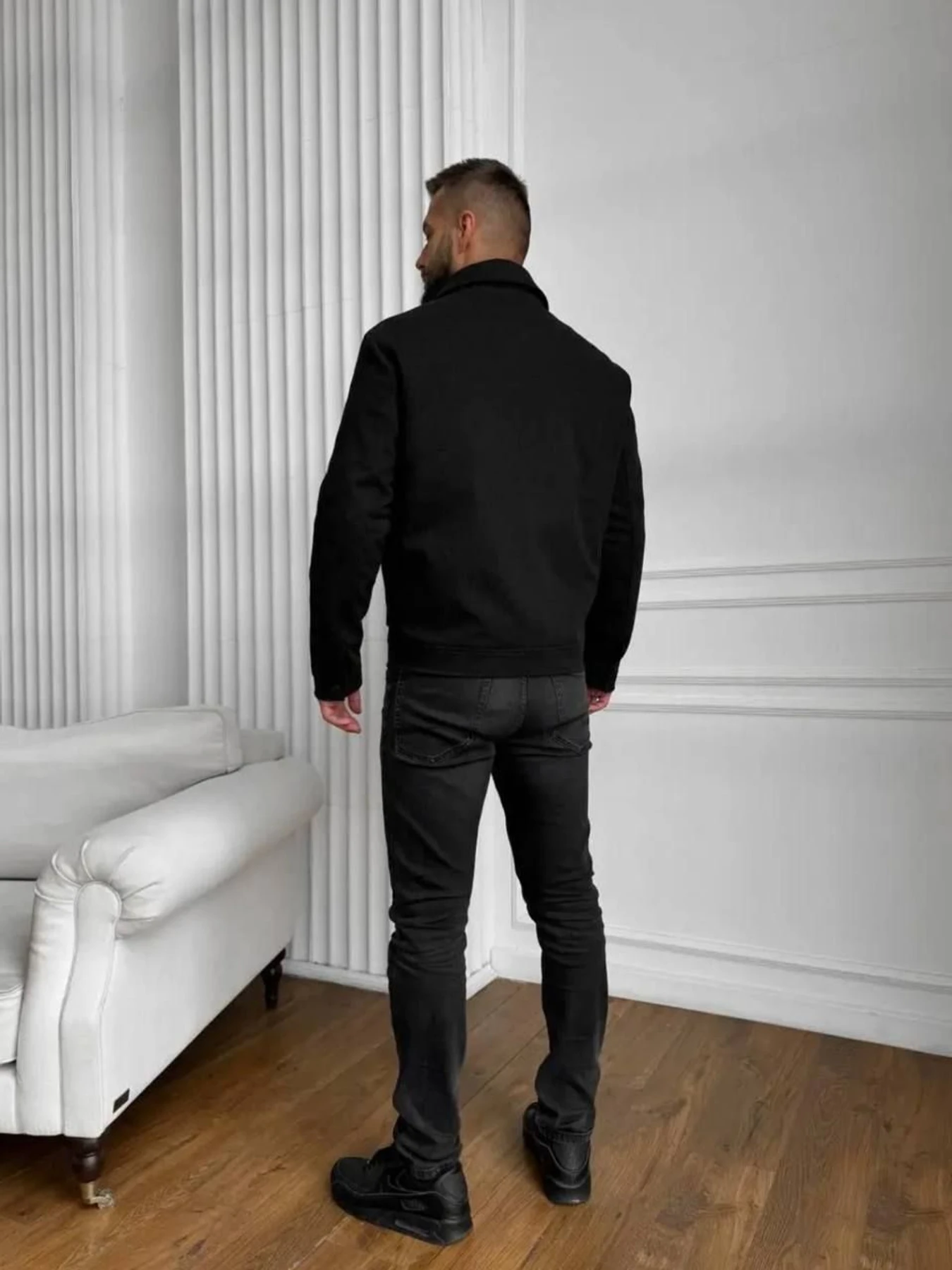 Пальто и плащи D&V couture модель 122-DLV-BLCK Фото