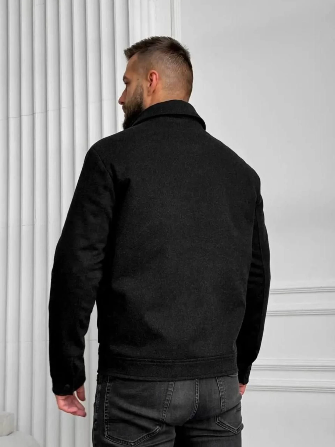 Пальто и плащи D&V couture модель 122-DLV-BLCK Фото