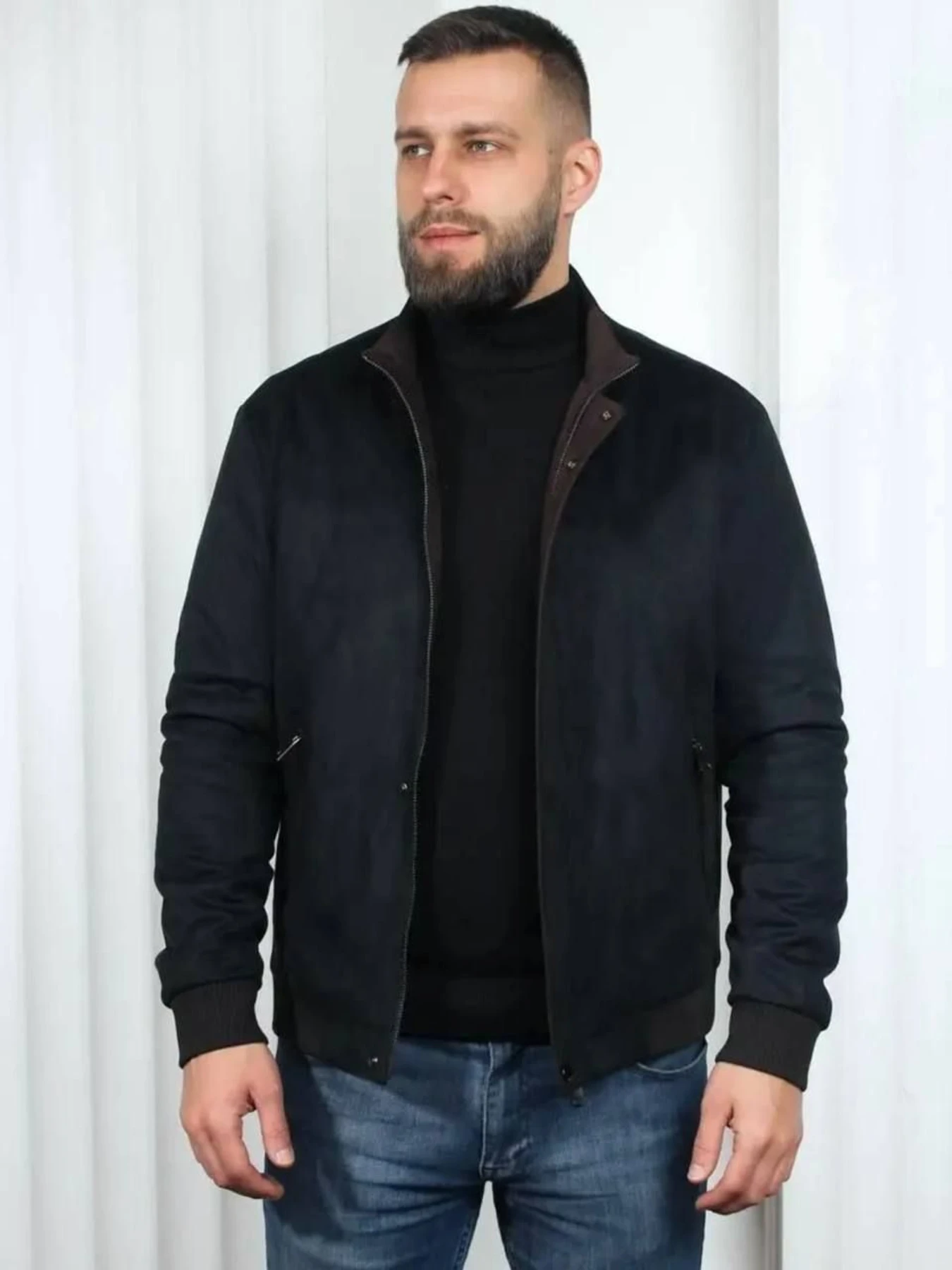 Куртки и дубленки D&V couture модель 128-DLV-BLCK Фото
