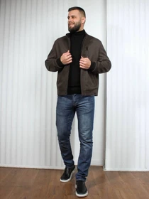 Куртки и дубленки D&V couture модель 129-DLV-BRN Фото