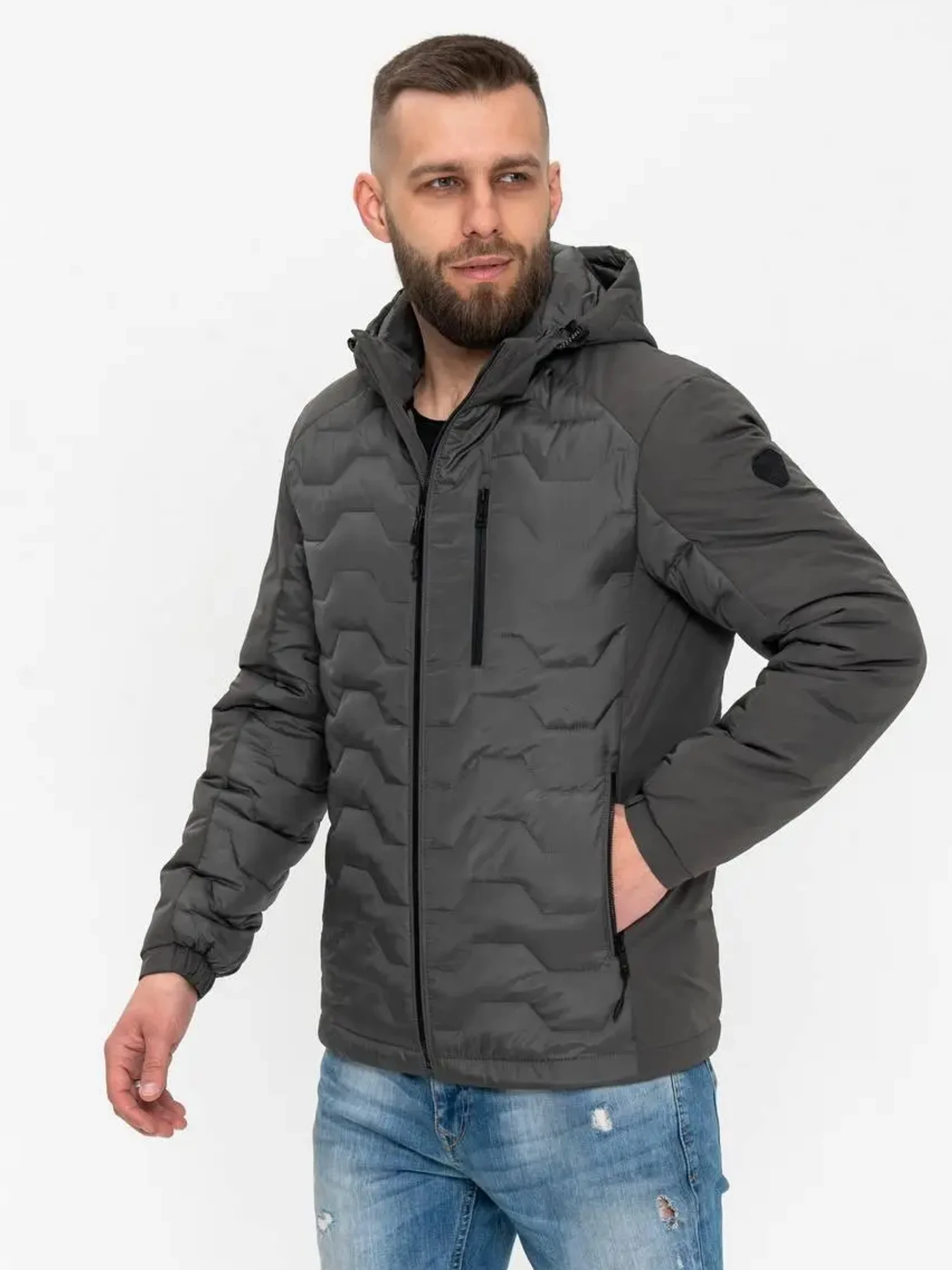 Куртки та дублянки AVALON модель 45-VAV-gray Куртки та дублянки AVALON модель 45-VAV-gray Фото
