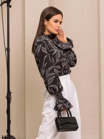 Сорочки ISSA Plus модель SA-34A_black Фото