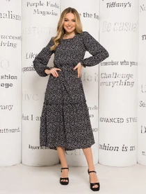 Сукні ISSA Plus модель 13115_black Фото