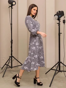 Сукні ISSA Plus модель SA-371_grey Фото