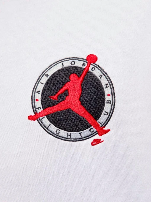 Бавовняна Чоловіча Футболка Jordan M Flt Club Lbr Ss Crew фото 2