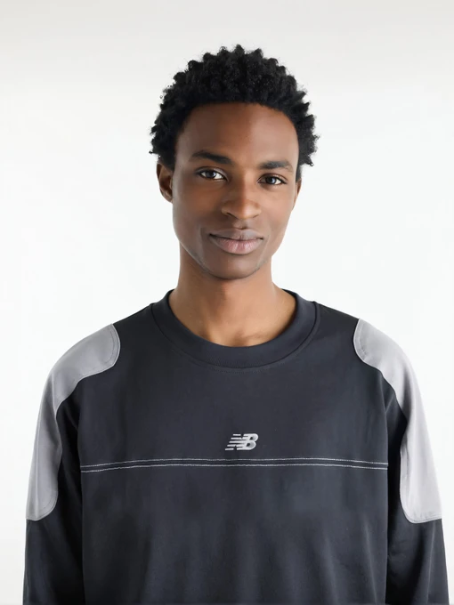 Бавовняний Чоловічий Лонгслів New Balance фото 3