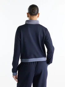 Худи и свитшоты New Balance Sport Legacy Pique 1/4 New Balance Zip модель WT62T5OMDNT Фото