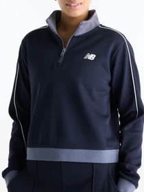 Худи и свитшоты New Balance Sport Legacy Pique 1/4 New Balance Zip модель WT62T5OMDNT Фото