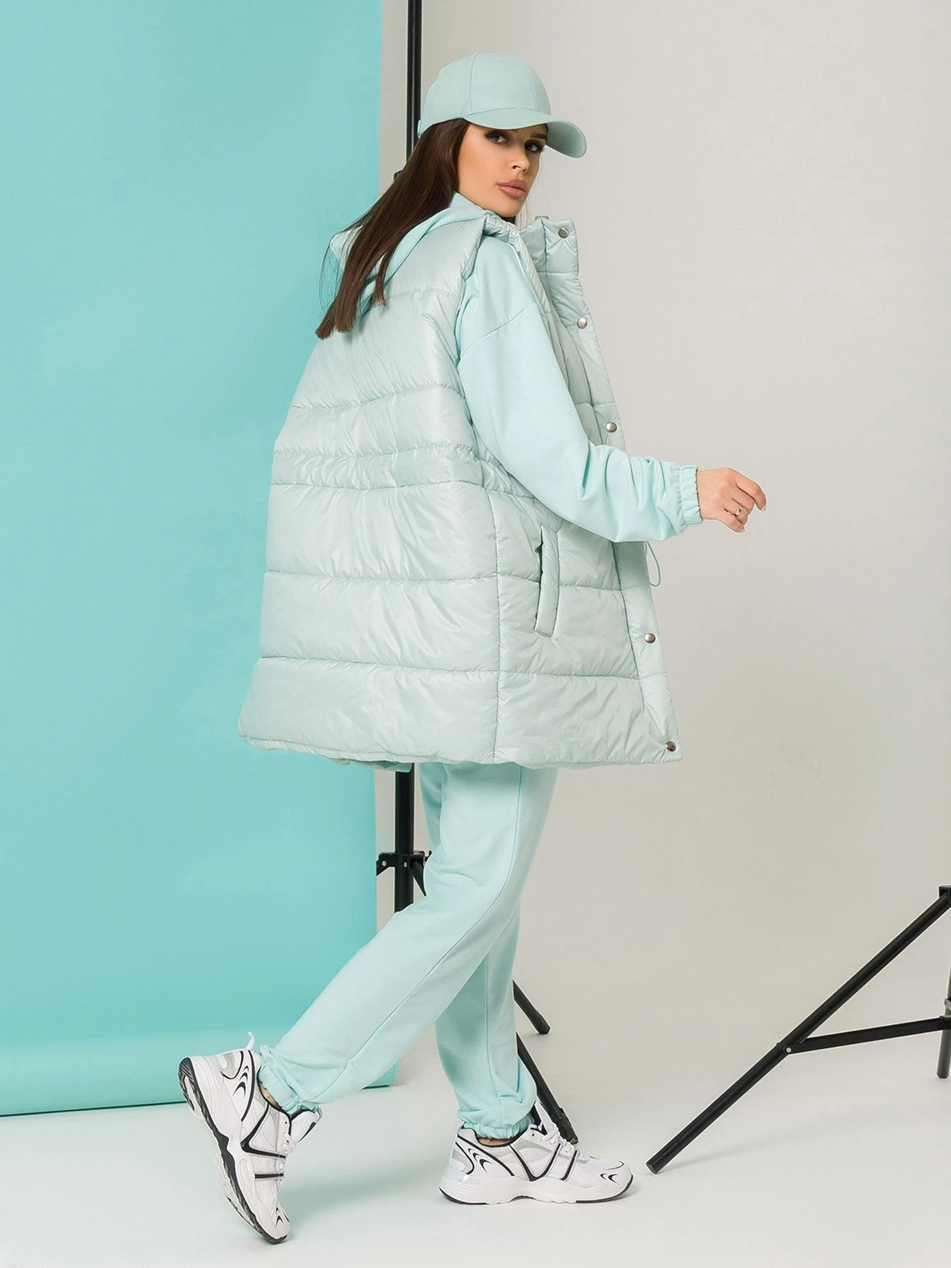 Костюмы ISSA Plus модель SA-383_mint Фото